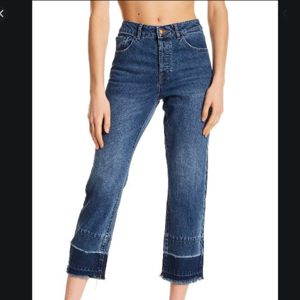 DL1961 Patti High Rise Straight Leg Crop Jeans 28